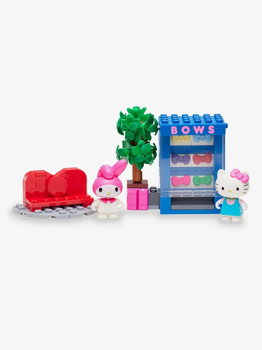 Hello Kitty and Friends Blue Bow Vending Machine Building Toy